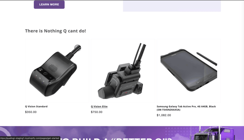 Shopify store product page with conversion-optimized layout